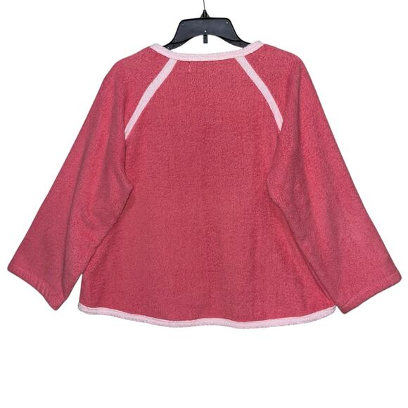 Pomander Place Terry Cloth Top Tuckernuck Sweatshirt Pullover - Picture 6 of 10